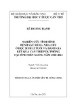 Tóm tắt Luận án Tiến sĩ Y học: Nghiên cứu tình hình bệnh sâu răng, nha chu ở học sinh 12 tuổi và đánh giá kết quả can thiệp dự phòng tại tỉnh Tiền Giang năm 2018-2021