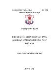 Luận án Tiến sĩ Răng hàm mặt: Hiệu quả của chẩn đoán sâu răng giai đoạn sớm bằng phương pháp học máy