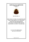 Luận văn tốt nghiệp Quản trị kinh doanh: Phân tích các nhân tố ảnh hưởng đến chất lượng dịch vụ của nhà hàng Manwah Taiwanese Hotpot Vincom Xuân Khánh trên địa bàn thành phố Cần Thơ từ năm 2019-2021