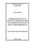 Luận văn Thạc sĩ Quản trị kinh doanh: Mở rộng tín dụng cho vay hộ sản xuất, kinh doanh cà phê tại Chi nhánh Ngân hàng TMCP Đầu tư và Phát triển Đắk Lắk