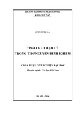 Khoá luận tốt nghiệp Đại học: Tính chất đạo lý trong thơ Nguyễn Bỉnh Khiêm