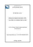 Luận văn Thạc sĩ Quản trị kinh doanh: Đánh giá thành tích nhân viên tại Công ty cổ phần Trung Nam