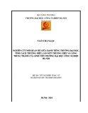 Luận văn Thạc sĩ Quản trị kinh doanh: Nghiên cứu mối quan hệ giữa danh tiếng trường đại học, tính cách thương hiệu, gắn kết thương hiệu và lòng trung thành của sinh viên trường Đại học Công nghiệp Hà Nội