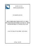 Luận văn Thạc sĩ Tài chính ngân hàng: Hoàn thiện hoạt động quản lý thuế thu nhập doanh nghiệp tại Chi cục Thuế thành phố Hội An, tỉnh Quảng Nam