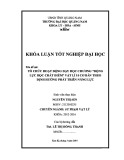 Khóa luận tốt nghiệp đại học: Tổ chức hoạt động dạy học chương “Động lực học chất điểm” vật lí 10 cơ bản theo định hướng phát triển năng lực