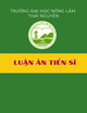 Luận án Tiến sĩ Phát triển nông thôn: Nghiên cứu giải pháp phát triển cây quế tại tỉnh Thái Nguyên