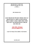 Luận văn Thạc sĩ Tài chính ngân hàng:  Quản trị rủi ro tín dụng trong cho vay khách hàng cá nhân tại Ngân hàng Nông nghiệp và Phát triển Nông thôn Việt Nam - Chi nhánh Cư Mgar Bắc Đăk Lăk