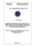 Tóm tắt Luận án Tiến sĩ khoa học vật chất: Nghiên cứu tổng hợp và đặc trưng xúc tác trên cơ sở nano titan dioxide và khung cơ kim-zirconi (Zr-MOFs) ứng dụng xử lý chất độc thần kinh cơ phốt pho