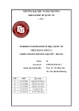 Tiểu luận giữa kì môn Kinh tế học quốc tế 2: Thuế quan tối ưu: Chiến tranh thương mại Mỹ - Trung