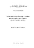 Luận án Tiến sĩ Kinh tế: Khủng hoảng nợ công: Tiếp cận bằng hệ thống cảnh báo sớm EWS (Early Warning System)