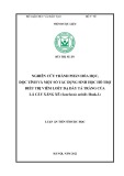 Luận án Tiến sĩ Dược học: Nghiên cứu thành phần hóa học, độc tính và một số tác dụng sinh học hỗ trợ điều trị viêm loét dạ dày tá tràng của lá cây Xăng xê (Sanchezia nobilis Hook.F.)