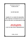 Luận văn Thạc sĩ Quản trị kinh doanh: Nghiên cứu các nhân tố ảnh hưởng đến ý định mua sản phẩm yến sào của người tiêu dùng tại thành phố Đà Nẵng