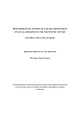 Doctoral thesis of Philosophy: Development of concepts of capital and income in financial reporting in the nineteenth century