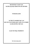 Luận văn Thạc sĩ Kinh tế: Vai trò của moment bậc cao đối với tỷ suất sinh lợi kỳ vọng của cổ phiếu tại thị trường Việt Nam