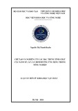 Luận án Tiến sĩ Khoa học vật chất: Chế tạo và nghiên cứu các đặc trưng tính chất của nano Fe0, Cu0, Co0, định hướng ứng dụng trong nông nghiệp