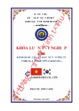 Khóa luận tốt nghiệp: Đánh giá điều kiện lao động tại Công ty TNHH một thành viên Takson Huế