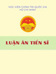 Luận án Tiến sĩ Xã hội học: Vai trò của cộng đồng trong phòng ngừa bạo lực gia đình đối với phụ nữ dân tộc thiểu số (Nghiên cứu trường hợp tỉnh Hà Giang)
