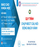 Báo cáo: Quy trình chụp MDCT cầu nối động mạch vành