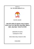 Tóm tắt Luận văn Thạc sĩ Quản lý công: Chuyển đổi số trong hoạt động đào tạo tại Trường Đại học Khoa học - Đại học Thái Nguyên