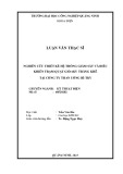 Luận văn Thạc sĩ Kỹ thuật điện: Nghiên cứu thiết kế hệ thống giám sát và điều khiển trạm quạt gió 6kV Tràng Khê tại Công ty Than Uông Bí-TKV