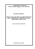 Luận văn Thạc sĩ Kinh tế: Nâng cao chất lượng dịch vụ tín dụng tại Ngân hàng thương mại cổ phần Á Châu (ACB)