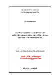 Luận văn Thạc sĩ Quản trị kinh doanh: Giải pháp tạo động lực làm việc cho nhân viên tại Ngân hàng TMCP Công thương Việt Nam – Chi nhánh Long An