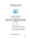 Khoá luận tốt nghiệp: Kế toán doanh thu, chi phí và xác định kết quả kinh doanh tại Công ty cổ phần khu công nghiệp Nam Tân Uyên