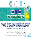 Báo cáo: Sử dụng kĩ thuật in ba chiều mô phỏng tiền phẫu trong tái tạo khuyết hổng xương hàm dưới bằng vạt da xương mác tự do