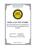 Khóa luận Tốt nghiệp: Hoàn thiện công tác lập kế hoạch tại Trung tâm quy hoạch và kiểm định xây dựng Bình Định