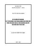 Luận án Tiến sĩ Y học: Giá trị của nồng độ bilirubin và tỉ số bilirubin toàn phần/albumin máu cuống rốn trong tiên đoán vàng da tăng bilirubin gián tiếp cần chiếu đèn ở trẻ đẻ non