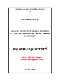 Luận văn Thạc sĩ Quản lý kinh tế: Thanh tra chuyên ngành đóng bảo hiểm xã hội bắt buộc của Bảo hiểm xã hội tỉnh Sơn La đối với Doanh nghiệp