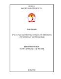 Luận văn Thạc sĩ Luật Hiến pháp và Luật Hành chính: Áp dụng pháp luật về xử phạt vi phạm hành chính trong lĩnh vực điện lực tại tỉnh Bắc Giang