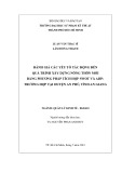 Luận văn Thạc sĩ Quản lý kinh tế: Đánh giá các yếu tố tác động đến quá trình xây dựng nông thôn mới bằng phương pháp tích hợp SWOT và AHP: Trường hợp tại huyện An Phú, tỉnh An Giang