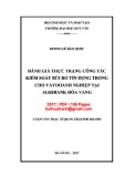 Luận văn Thạc sĩ Quản trị kinh doanh: Đánh giá thực trạng công tác kiểm soát rủi ro tín dụng trong cho vay doanh nghiệp tại Agribank Hòa Vang