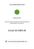 Luận án Tiến sĩ Nông nghiệp: Chọn lọc nâng cao năng suất sinh trưởng của gà mía bằng chỉ thị phân tử