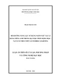 Luận án Tiến sĩ Lý luận, phương pháp và công nghệ dạy học: Bồi dưỡng năng lực sử dụng ngôn ngữ Vật lí bằng tiếng Anh trong dạy học phần Động học - Vật lí 10 theo tiếp cận Mobile Learning