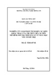 Đề tài khoa học và công nghệ cấp cơ sở: Nghiên cứu giải pháp tích hợp các kiểu khác nhau của tri thức để cải tiến mô hình mờ TSK trích xuất từ máy học véc-tơ hỗ trợ