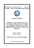 Tóm tắt Luận án Tiến sĩ Y học: Nghiên cứu đặc điểm lâm sàng, các thông số lọc máu của hẹp cầu nối động tĩnh mạch tự thân ở bệnh nhân chạy thận nhân tạo định kỳ