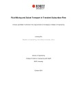 Master's thesis of Engineering: Fluid mixing and solute transport in transient subsurface flow
