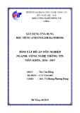 Tóm tắt Đồ án tốt nghiệp Công nghệ thông tin: Xây dựng ứng dụng học tiếng Anh English Handbook