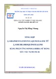 Khóa luận tốt nghiệp: Tổng hợp 2,3- bis(phenylethynyl)quinoxaline từ 2,3-dichloroquinoxaline bằng phản ứng Sonogashira sử dụng xúc tác nano Palladium(0)