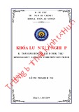 Khóa luận tốt nghiệp Kế toán: Kế toán bán hàng và xác định kết quả kinh doanh tại Công ty TNHH Phúc Duy Thành