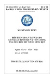 Tóm tắt Luận án Tiến sĩ Y học: Biểu hiện Ki-67, VEGF và CD73 liên quan bệnh học và tiên lượng ung thư biểu mô tuyến nước bọt