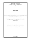 Tóm tắt Luận án Tiến sĩ Khoa học giáo dục: Dạy học hình học ở trường trung học cơ sở theo hướng phát triển chương trình ở cấp độ lớp học