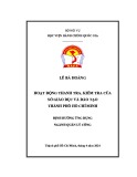 Đề án tốt nghiệp Quản lý công: Hoạt động thanh tra, kiểm tra của Sở Giáo dục và Đào tạo Thành phố Hồ Chí Minh