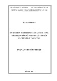 Luận án Tiến sĩ Kỹ thuật: Ổn định đàn hồi phi tuyến của kết cấu công trình dạng tấm vỏ FG-CNTRC có tính tới các biện pháp tăng cứng