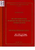 Luận văn Thạc sĩ Quản trị kinh doanh: Phát triển tín dụng thể nhân tại Ngân hàng TMCP Ngoại thương Việt Nam - Chi nhánh Thái Nguyên
