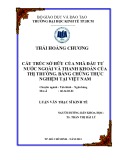 Luận văn Thạc sĩ Kinh tế: Cấu trúc sở hữu của nhà đầu tư nước ngoài và thanh khoản của thị trường - Bằng chứng thực nghiệm tại Việt Nam