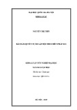 Khóa luận tốt nghiệp Luật học: Bảo đảm quyền tự do lập hội theo Hiến pháp 2013