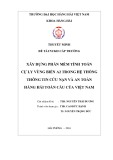 Đề tài nghiên cứu khoa học cấp trường: Xây dựng phần mềm tính toán cự ly phủ sóng vùng biển A2 trong hệ thống GMDSS của Việt Nam